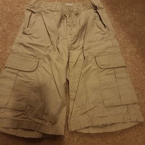 Children's Place beige cargo shorts size 12